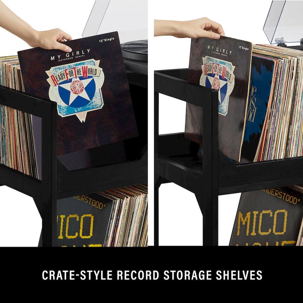 12" Single  
MY GIRLY  
LENTENDED RESIST!  
READY FOR THE WORLD  

CRATE-STYLE RECORD STORAGE SHELVES