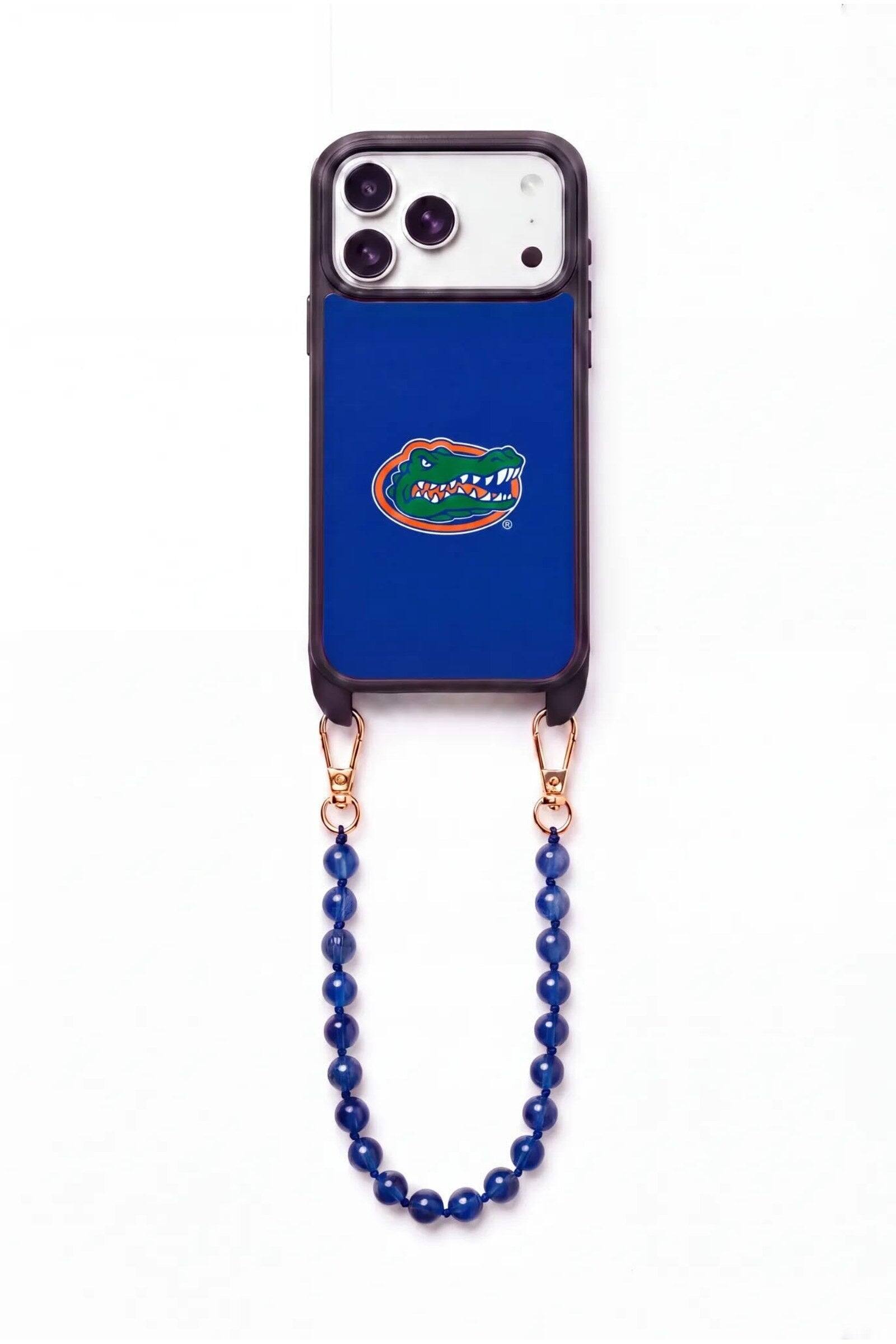 Front. Cordée Cases - University of Florida Phone Wristlet Set - iPhone 15 Pro - Blue.