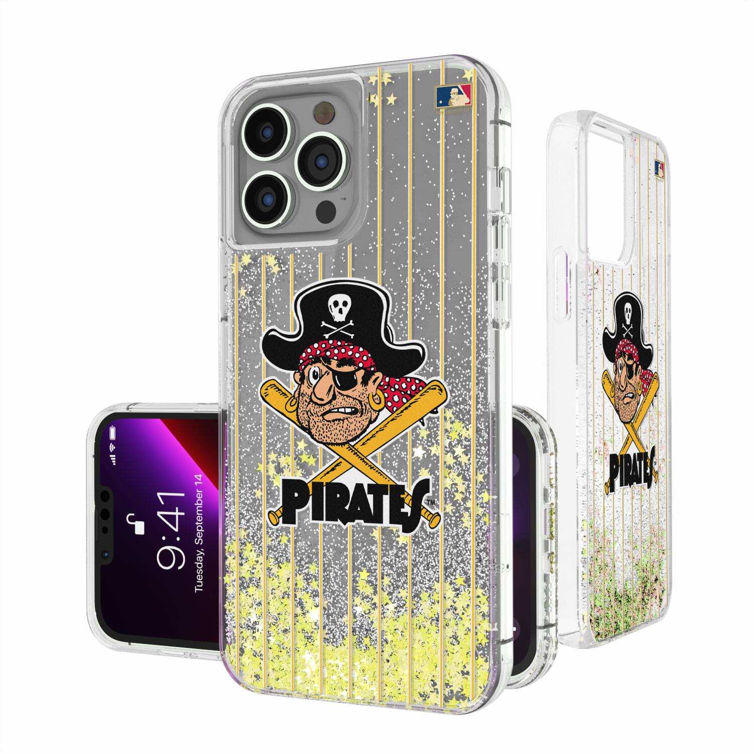 Keyscaper - MLB - Pittsburgh Pirates 1958-1966 Cooperstown Pinstripe iPhone Glitter Case - 13 Pro - Multicolor price history on PriceWatchPro