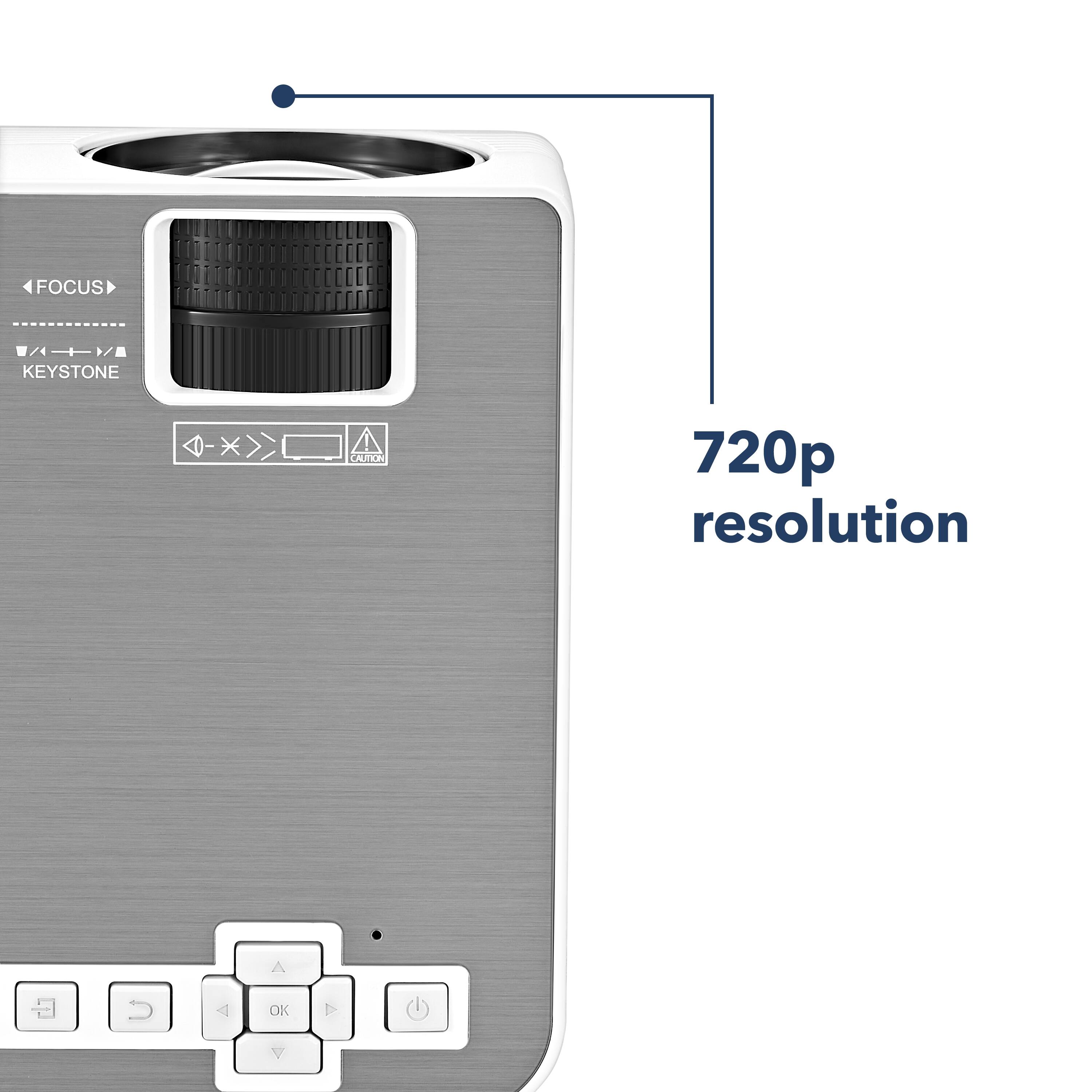 The text on the image reads: "FOCUS KEYSTONE 720p resolution."