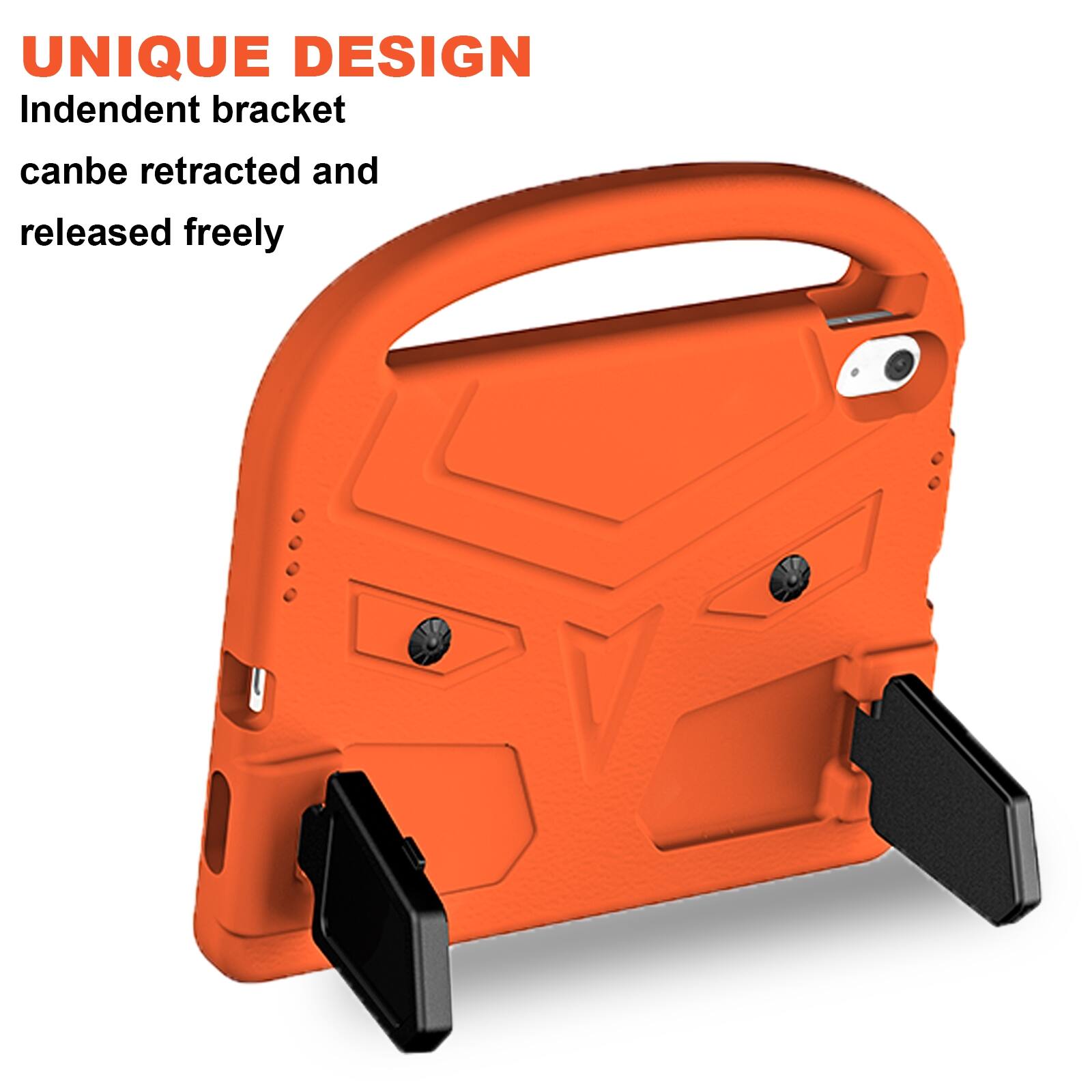 UNIQUE DESIGN  
Independent bracket  
can be retracted and released freely