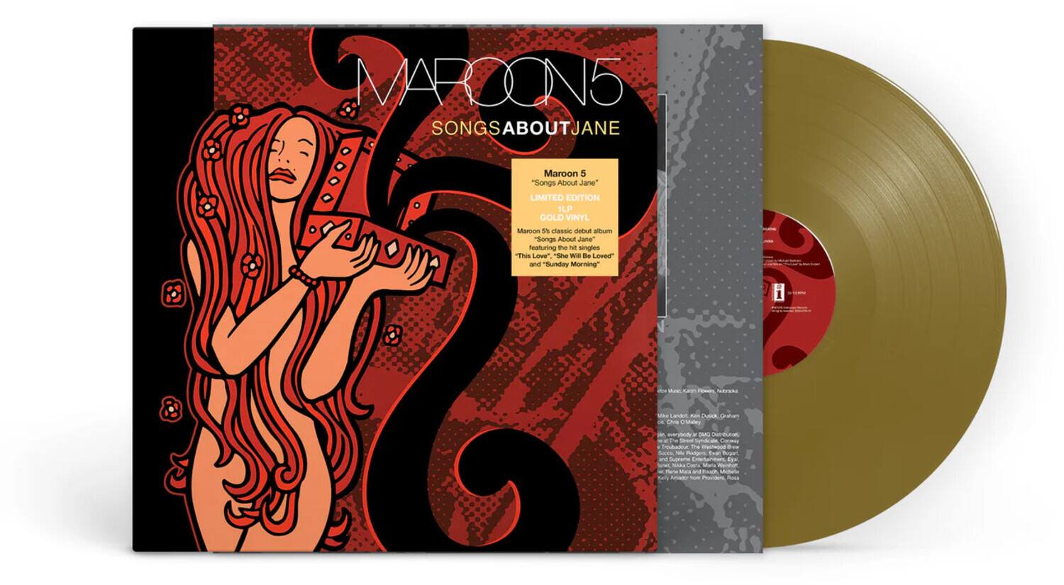 Maroon 5 - Songs About Jane - Gold Colored Vinyl   - VINYL LP price history on PriceWatchPro