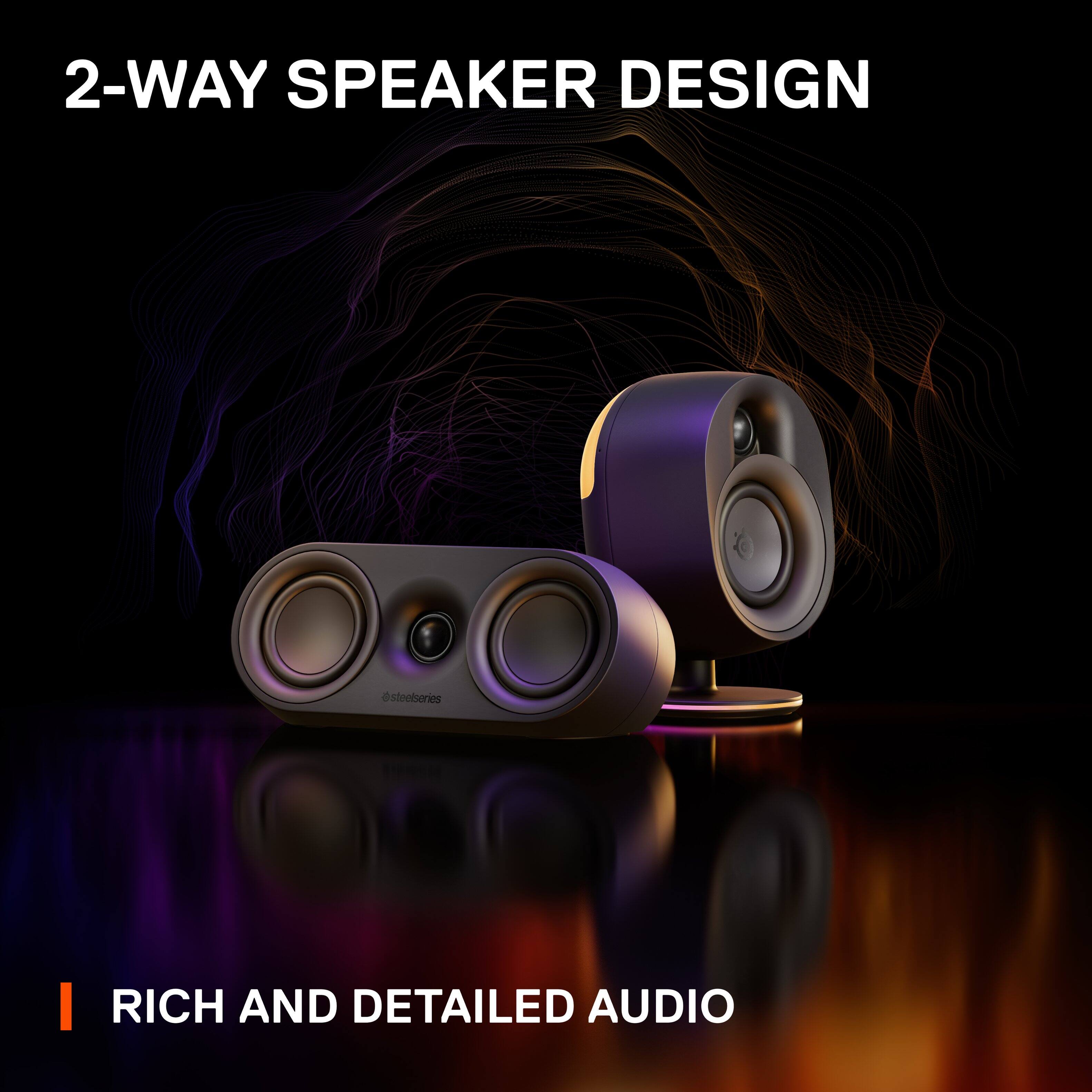 2-WAY SPEAKER DESIGN @steelseries I RICH AND DETAILED AUDIO