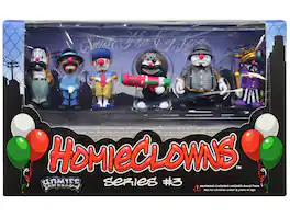 "HomieClowns" Series 3 2-Inch Figures Set of 6 Pieces by Homies - Multicolor