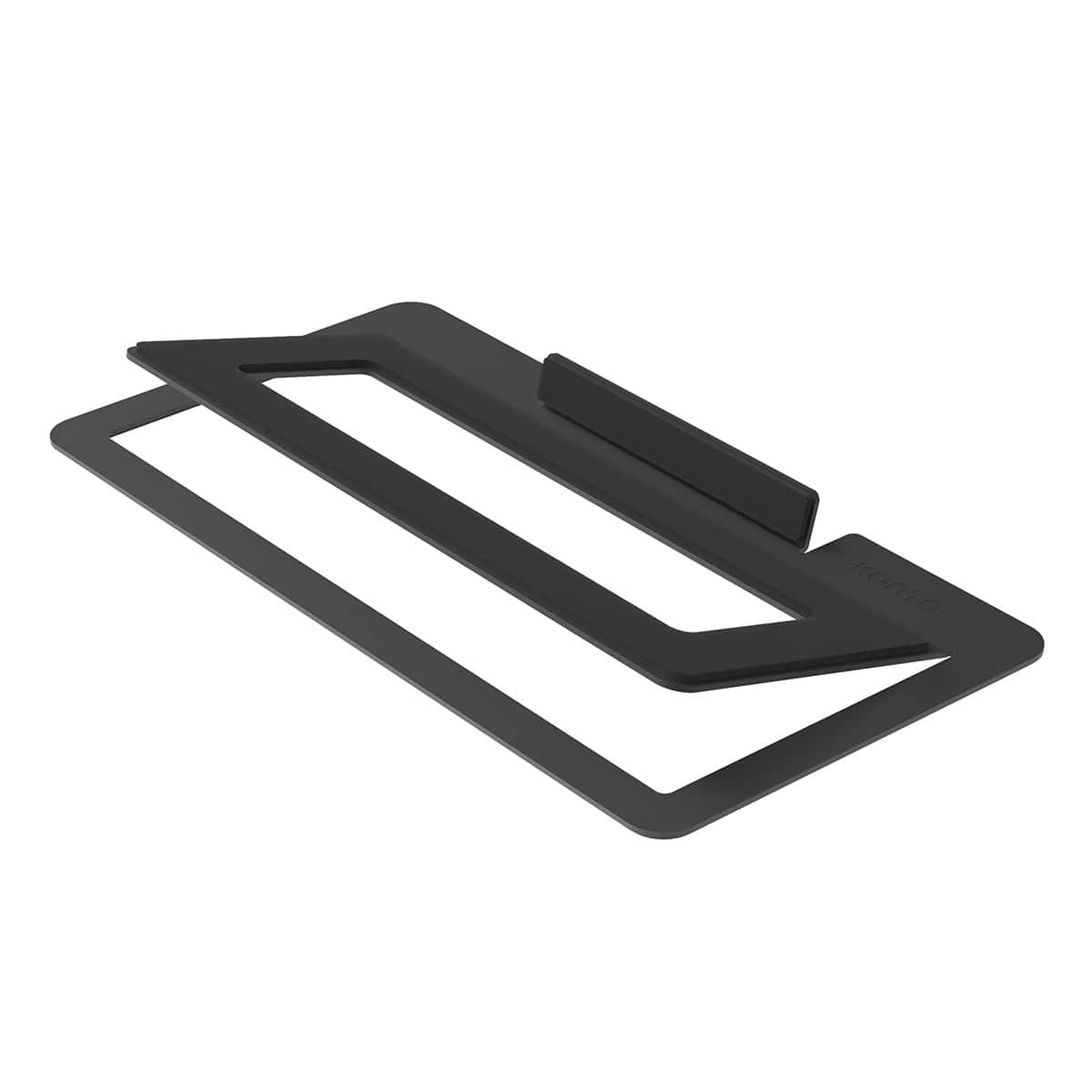 Kanto - S12 Low Profile Angled Universal Center Channel Speaker Stand - Black