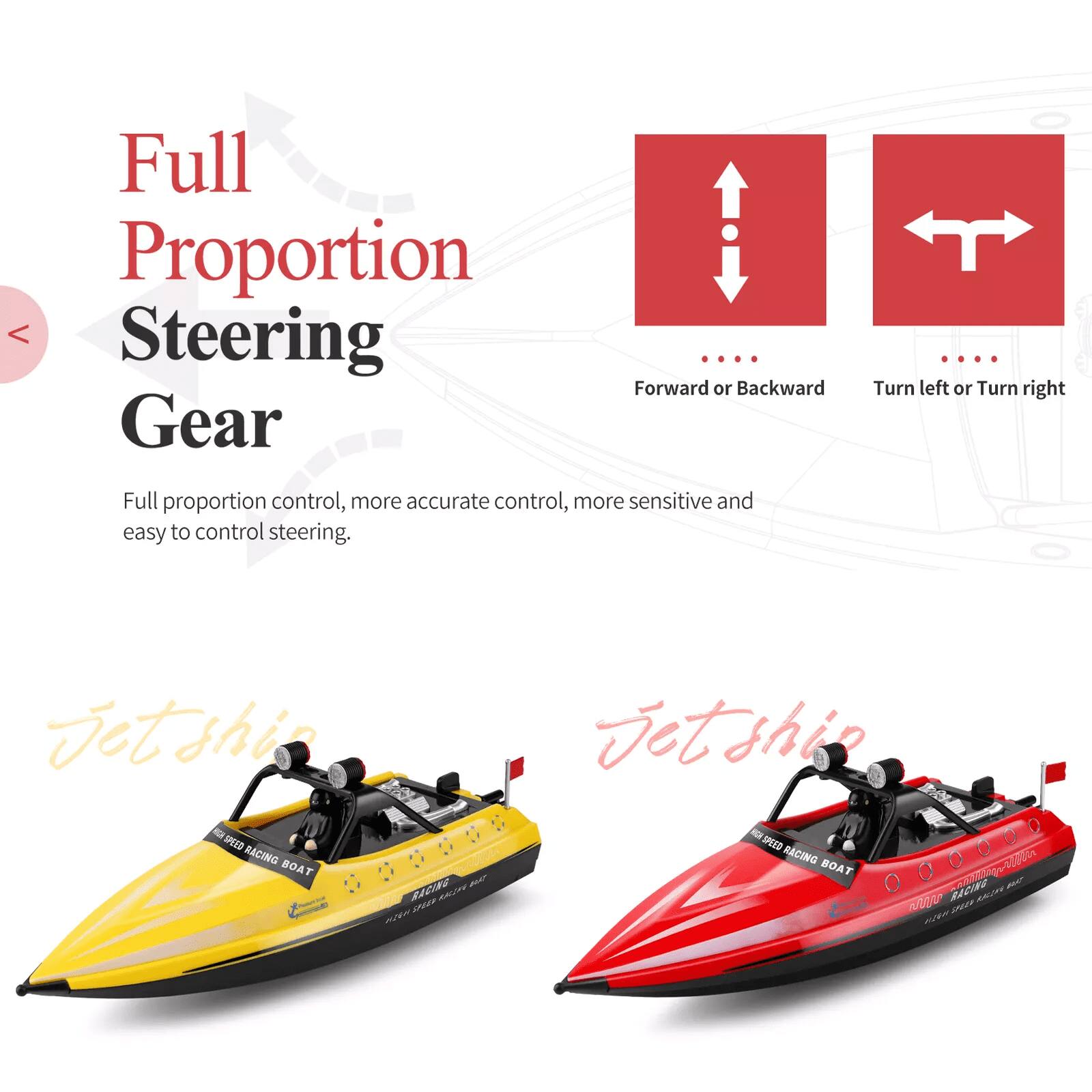 Full Proportion Steering Gear

Full proportion control, more accurate control, more sensitive and easy to control steering.

Forward or Backward

Turn left or Turn right

Jetship
STO AOA SPTD RACING BOAT

Jetship
SSCOR AAVNE RACING BOAT