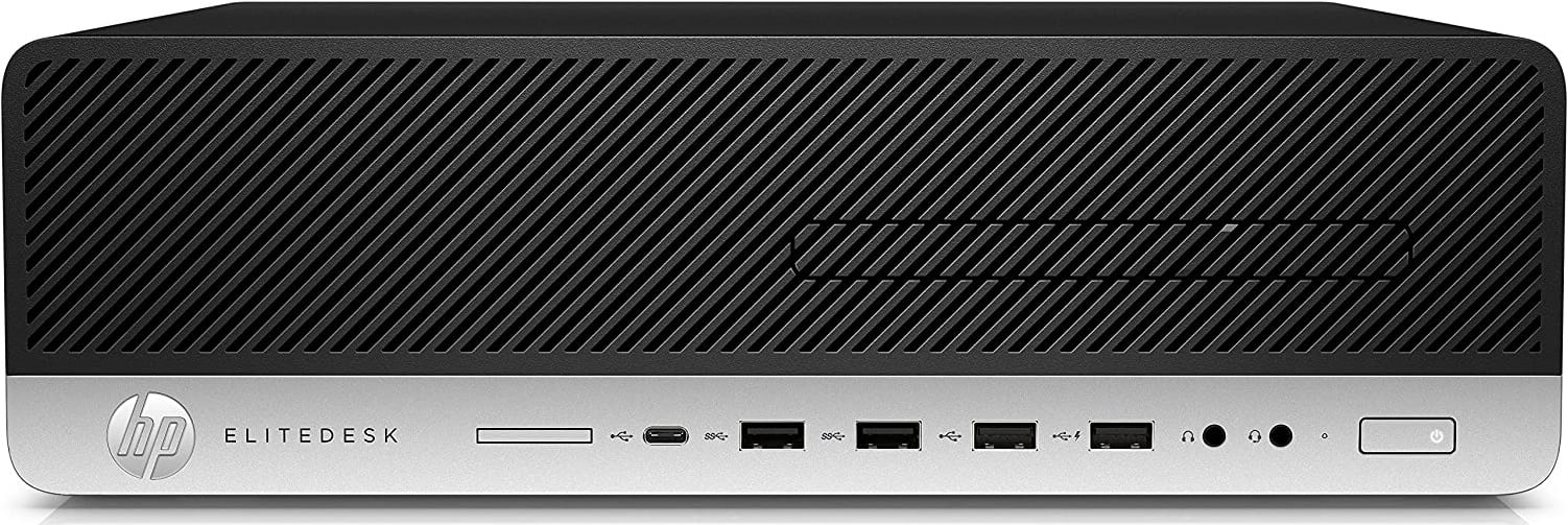 HP - Refurbished EliteDesk 800 G4-SFF Desktop - Intel Core i5-8500 - 8GB Memory - 256GB SSD - Black - Front_Zoom