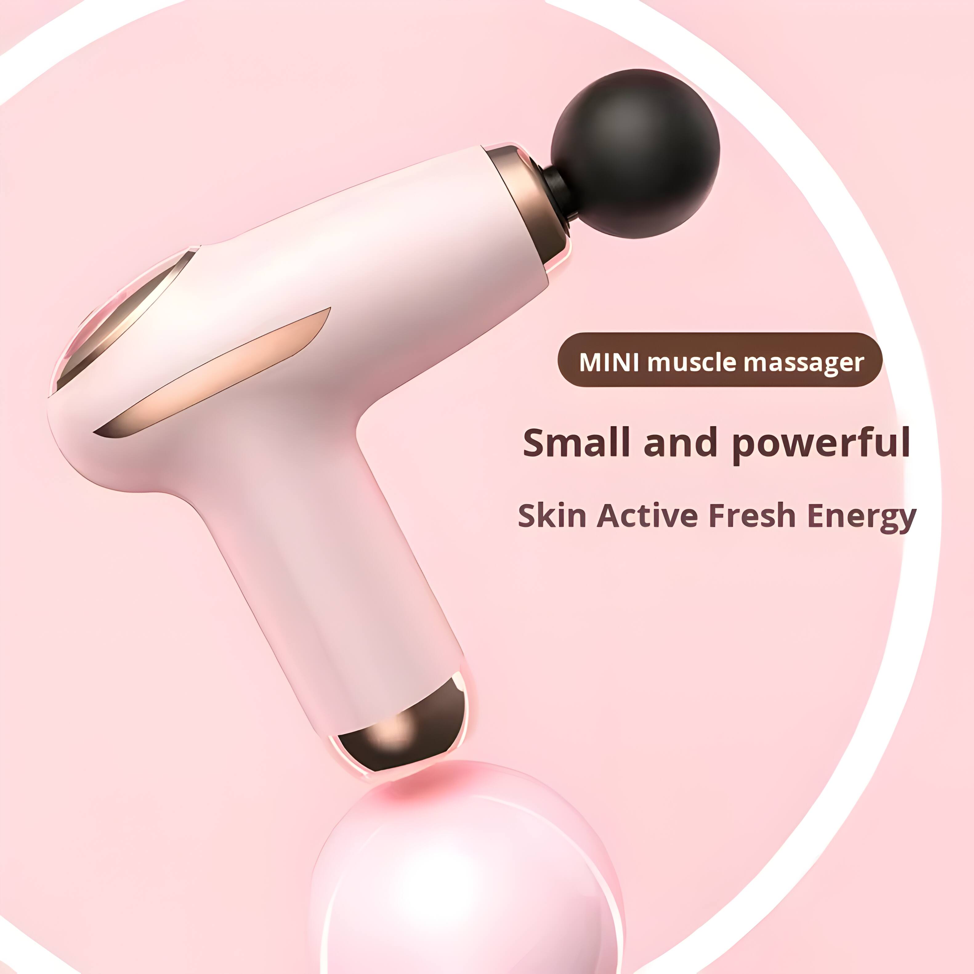 MINI muscle massager  
Small and powerful  
Skin Active Fresh Energy