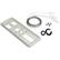 Front Standard. Premier Mounts - Ceiling Mount - White.