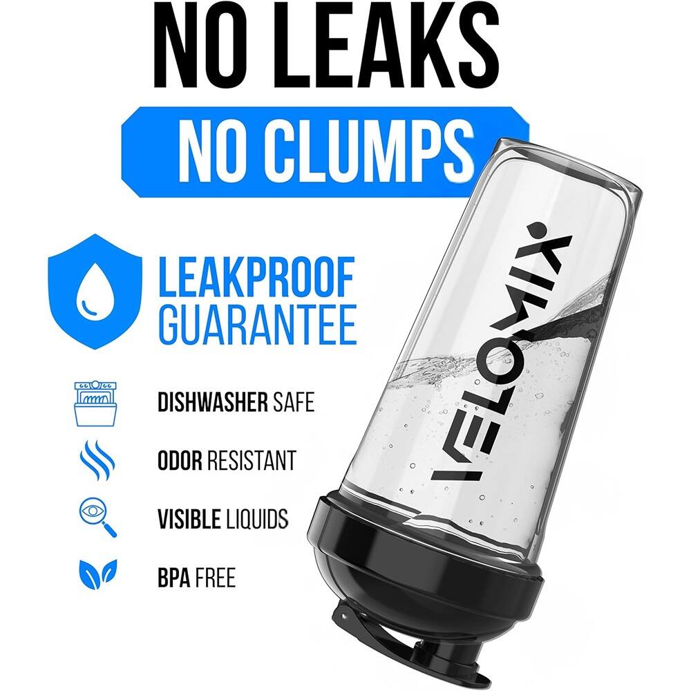 NO LEAKS  
NO CLUMPS  

LEAKPROOF GUARANTEE  
DISHWASHER SAFE  
ODOR RESISTANT  
VISIBLE LIQUIDS  
BPA FREE