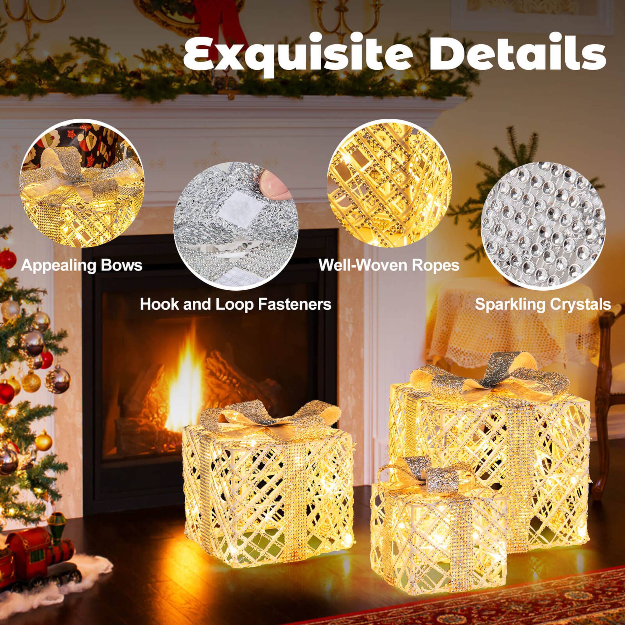 Exquisite Details

- Appealing Bows
- Hook and Loop Fasteners
- Well-Woven Ropes
- Sparkling Crystals