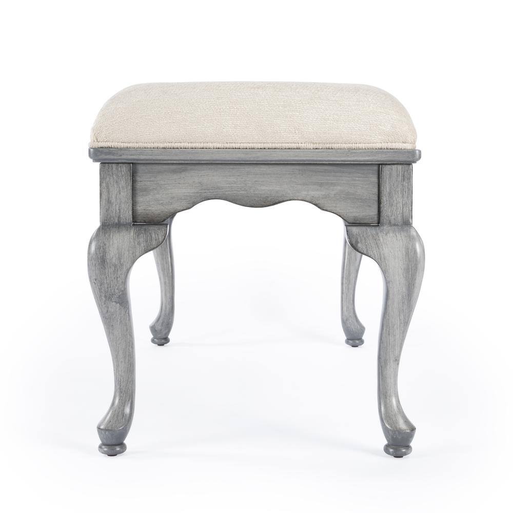 Left. Butler Specialty - Grace Wooden 38"W Bench - Gray.