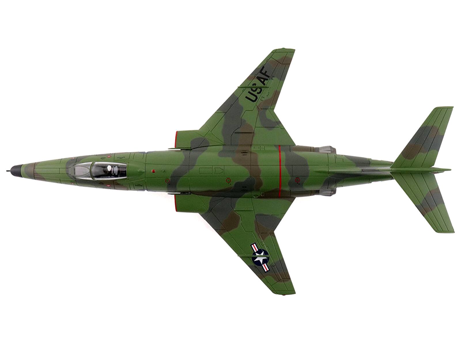 Alt View 3. Hobby Master - McDonnell RF-101A Voodoo Fighter Aircraft "Udorn Royal Thai Air Force Base" 1965 US Air Force 1/72 Model by Hobby Master.