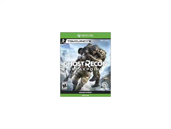 XBOX ONE TOM CLANCY'S GHOST RECON BREAKPOINT MATURA 17+ M ESRB UBISOFT REQUIRES INTERNET XBOX ONE - T (Teen 13+)
