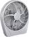 Angle. Insignia™ - 9" Table Fan - Gray.
