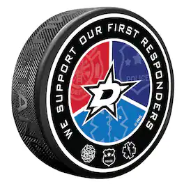 Mustang Drinkware - Dallas Stars First Responders Puck - Multicolor