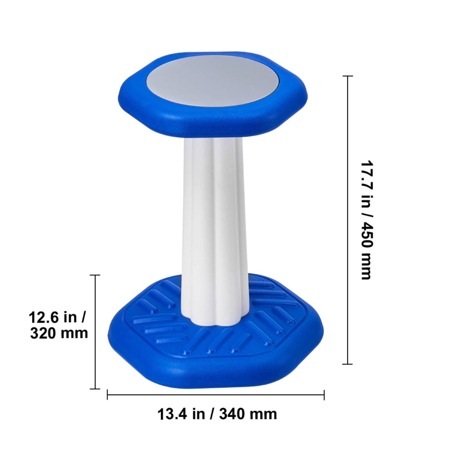 17.7 in / 450 mm  
12.6 in / 320 mm  
13.4 in / 340 mm