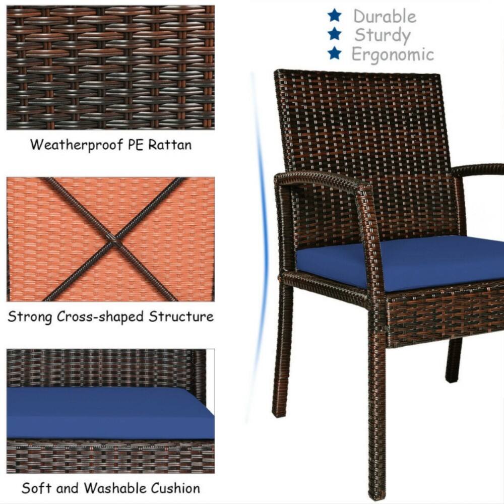 - Durable
- Sturdy
- Ergonomic
- Weatherproof PE Rattan
- Strong Cross-shaped Structure
- Soft and Washable Cushion