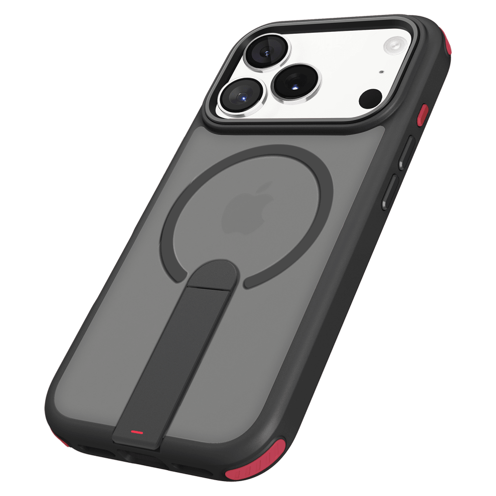 Alt View 2. Prodigee - Formula K1 Kickstand Case for MagSafe for Apple iPhone 17 Pro - Smoke.