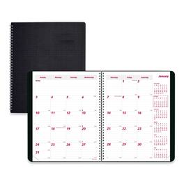 Brownline - DuraFlex 14 Month Planner 11 x 8.5 Black Cover 14 Month Dec 2025 to Jan 2027