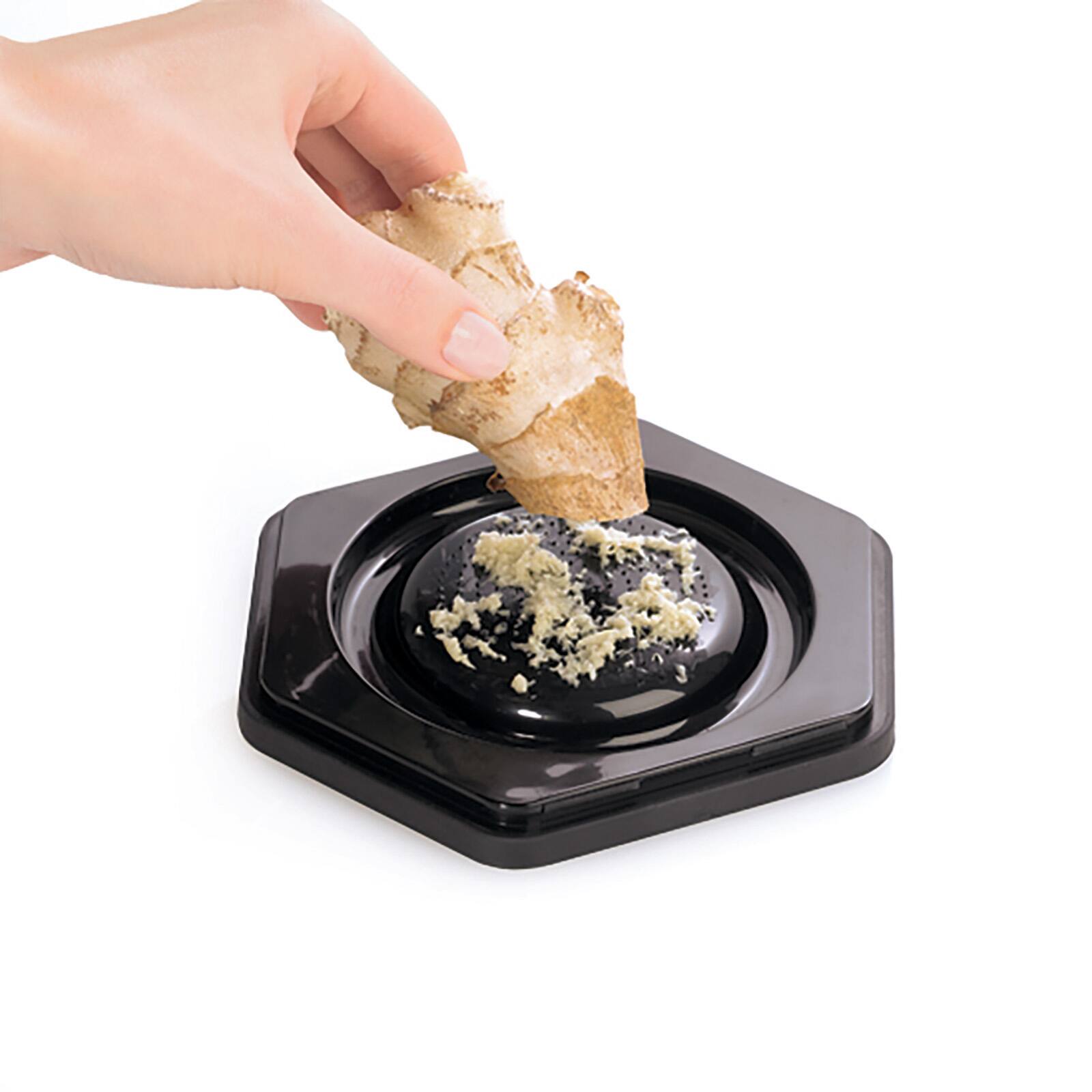 Alt View 1. Cuisipro - 6 Sided Boxed Grater With Bonus Ginger Grater - Silver.