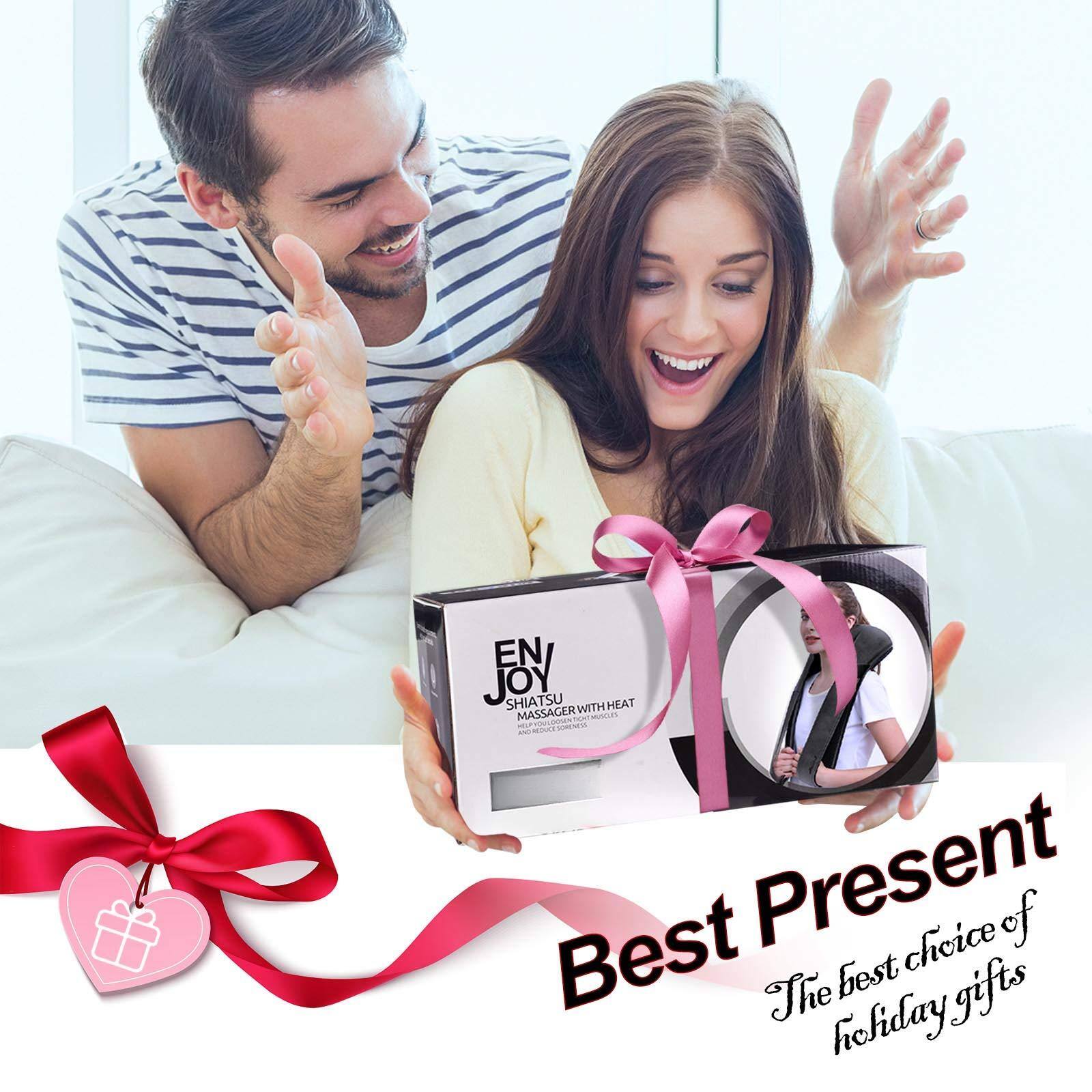 ENJOY SHIATSU WITH HEAT MASSAGER  
Best Present  
The best choice of holiday gifts