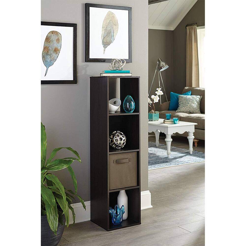 Alt View 10. ClosetMaid - Closetmaid Decorative Stackable 4-Cube Cubeicals Organizer Storage, Espresso.