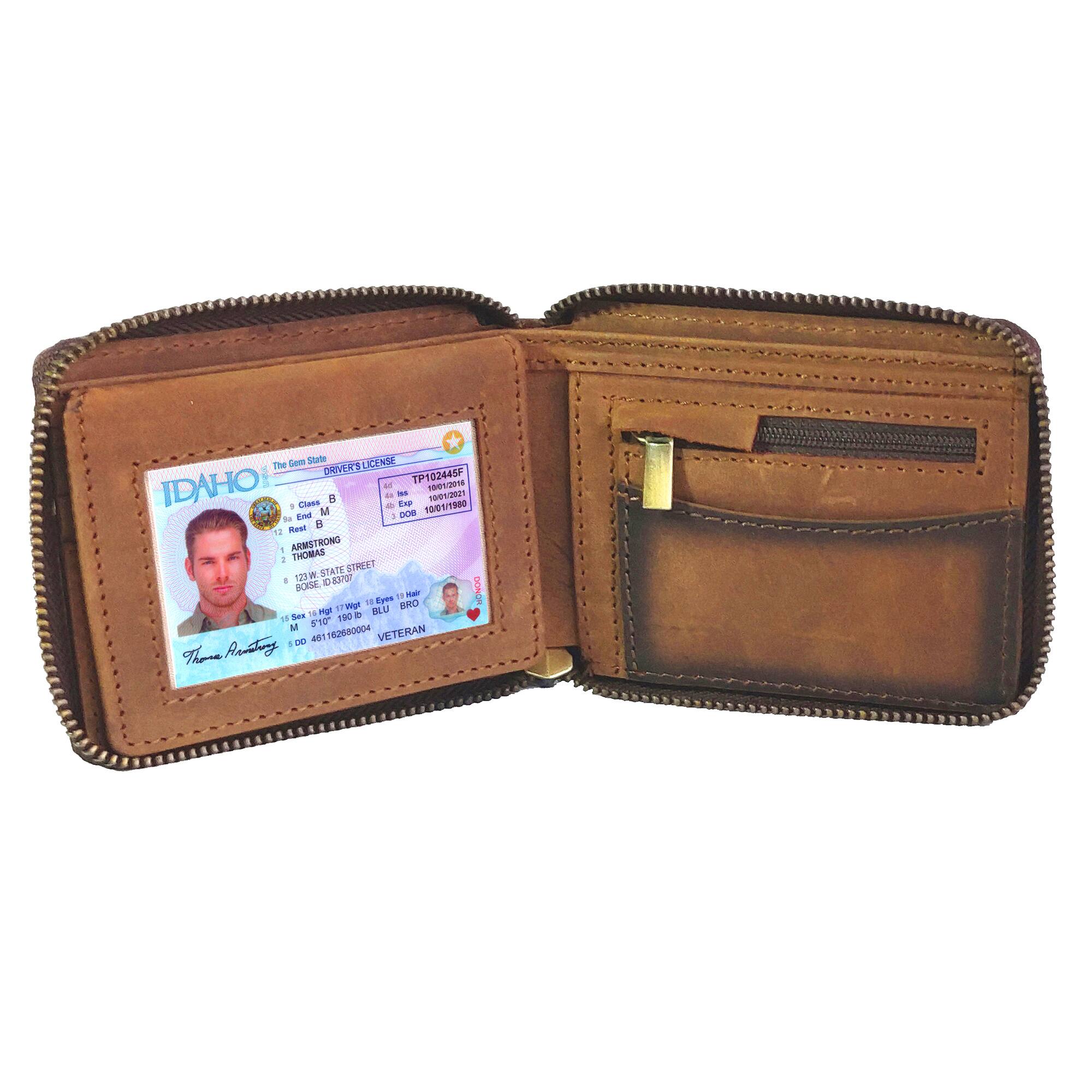 Sure, here is the corrected and grouped text from the image:

---

**IDaho**  
The Gem State  
**DRIVER'S LICENSE**  
TP102445F  
Class B  
Exp 10/01/2019  
DOR 10/01/1980  

**THOMAS**  
122 W. STATE STREET  
BOISE, ID 83701  
5710 190040004  
M 5'10" 190  
BRO  

**Thomas Armstrong**  
VETERAN  

---

**License Details:**  
- **IDaho**  
- **The Gem State**  
- **DRIVER'S LICENSE**  
- **TP102445F**  
- **Class B**  
- **Exp 10/01/2019**  
- **DOR 10/01/1980**  

**Personal Information:**  
- **THOMAS**  
- **122 W. STATE STREET**  
- **BOISE, ID 83701**  
- **5710 190040004**  
- **M 5'10" 190**  
- **BRO**  

**Signature:**  
- **Thomas Armstrong**  
- **VETERAN**  

---