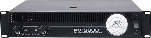 Front Standard. Peavey - PV 3800 2650W 2-Channel Power Amplifier.