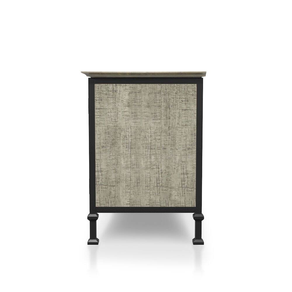 Alt View 1. Furniture of America - Ronda Industrial Wood TV Stand - Gray.