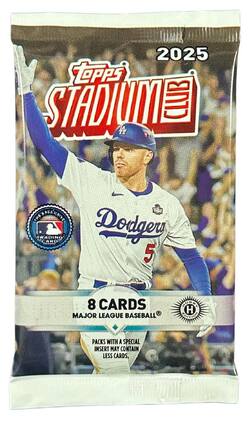 2025 Topps Stadium Club Baseball Hobby Booster Pack