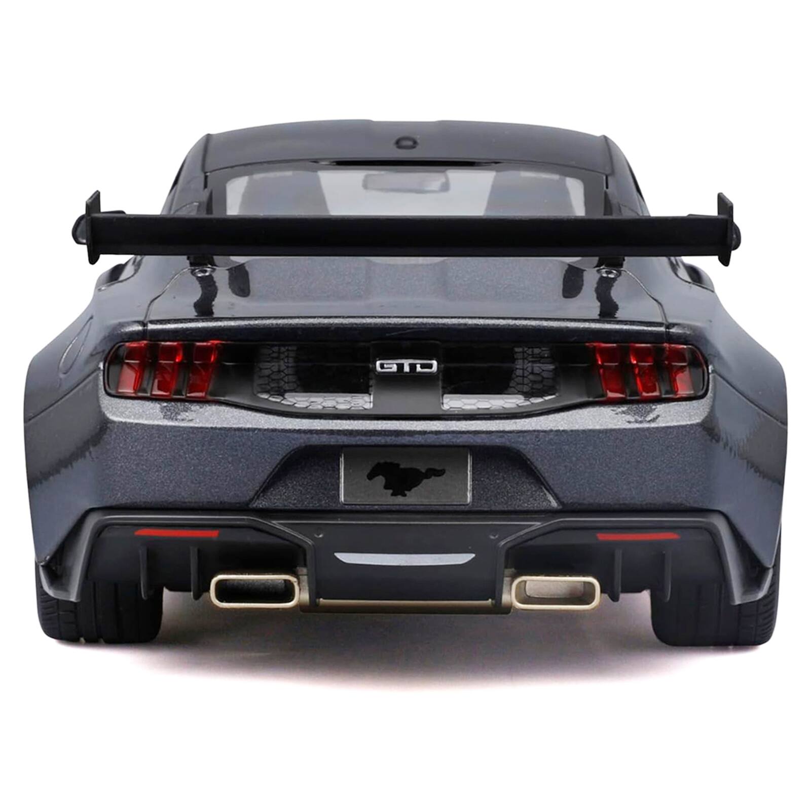 Alt View 4. Maisto - 2025 Ford Mustang GTD Dark Gray Metallic with Black Top "Special Edition" Series 1/18 Diecast Model Car by Maisto.