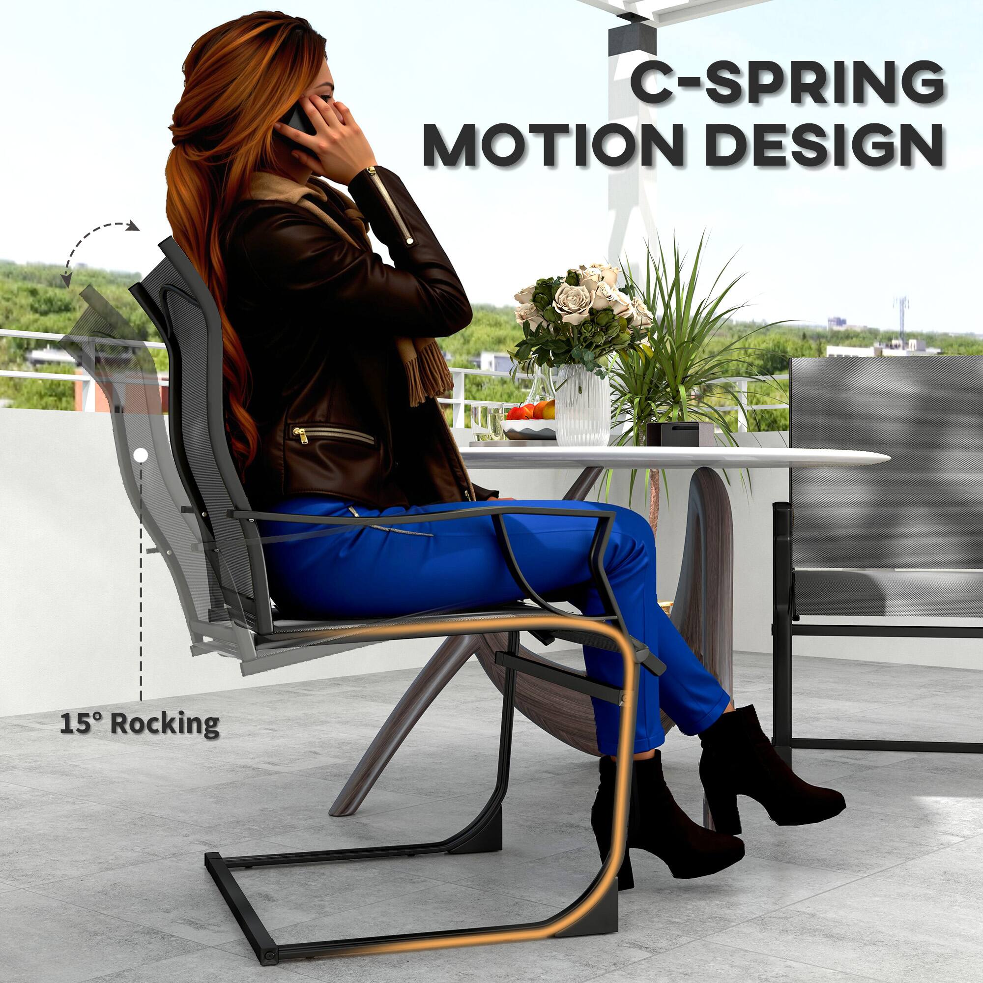 C-SPRING MOTION DESIGN 15° Rocking