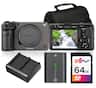 Bundle - Sony - FX3A Full-Frame Cinema Camera (ILME-FX3A) + 64GB Card + Camera Bag