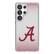 Front. Keyscaper - Alabama Crimson Tide Linen Logo Galaxy Clear Case - S24 - Multicolor.