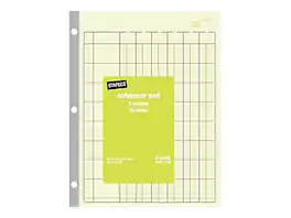 Staples - Columnar Books, 100 Pages, 6 Columns, 2/Pack - Green