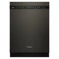 KitchenAid - 24" Front Control Built-In Dishwasher with Third rack and ProDry System - Black Ore - Front_Zoom