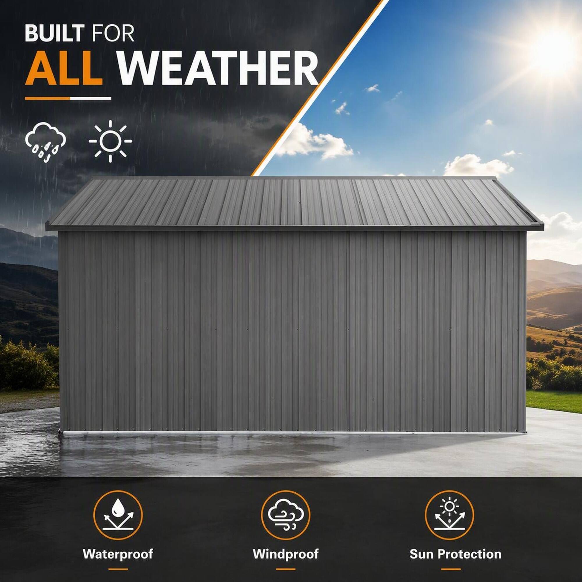 BUILT FOR ALL WEATHER

Waterproof  
Windproof  
Sun Protection