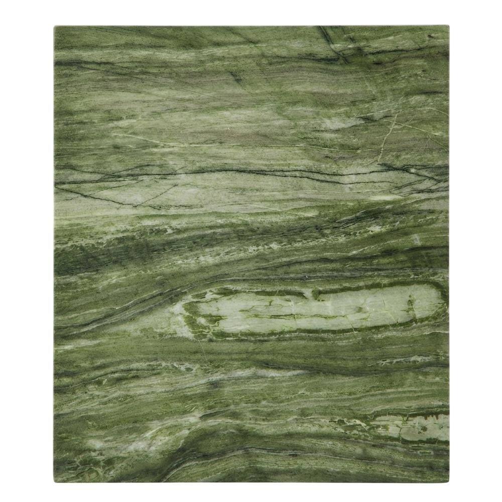 Back. Outdoor Escape - Concrete outdoor side table with modern design and versatile use - Green.