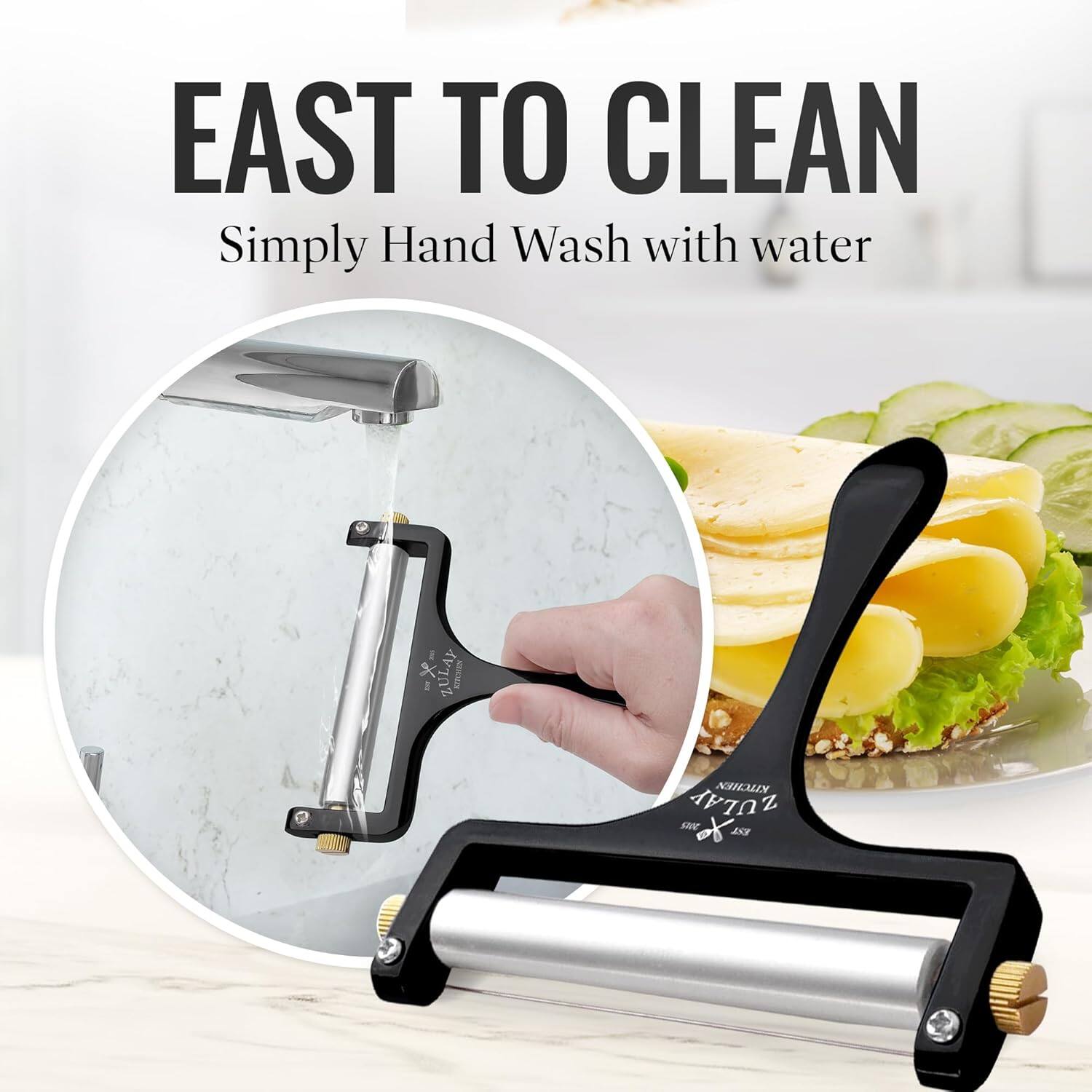 EAST TO CLEAN Simply Hand Wash with water IX x Z.ULAY -OE KTCNEN ZULAY MV + DX