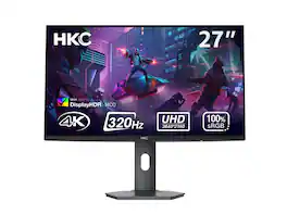 HKC - G27M7Pro 27" IPS Mini LED Gaming Monitor UHD 160Hz/FHD 320Hz 1ms DIC HDR1400 98% DCI-P3 USB-C 90W