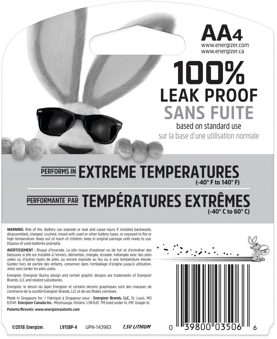 Alt View 1. Energizer - Ultimate Lithium AA Batteries (4 Pack), Double A Batteries - Silver.