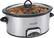 Angle. Crock-Pot - Smart-Pot 4-Quart Slow Cooker - Stainless-Steel/Black.