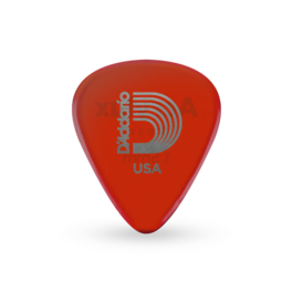 D'Addario - 1AR7-03 Acrylux Reso Standard Pick, 1.5MM, 3 pack - Red