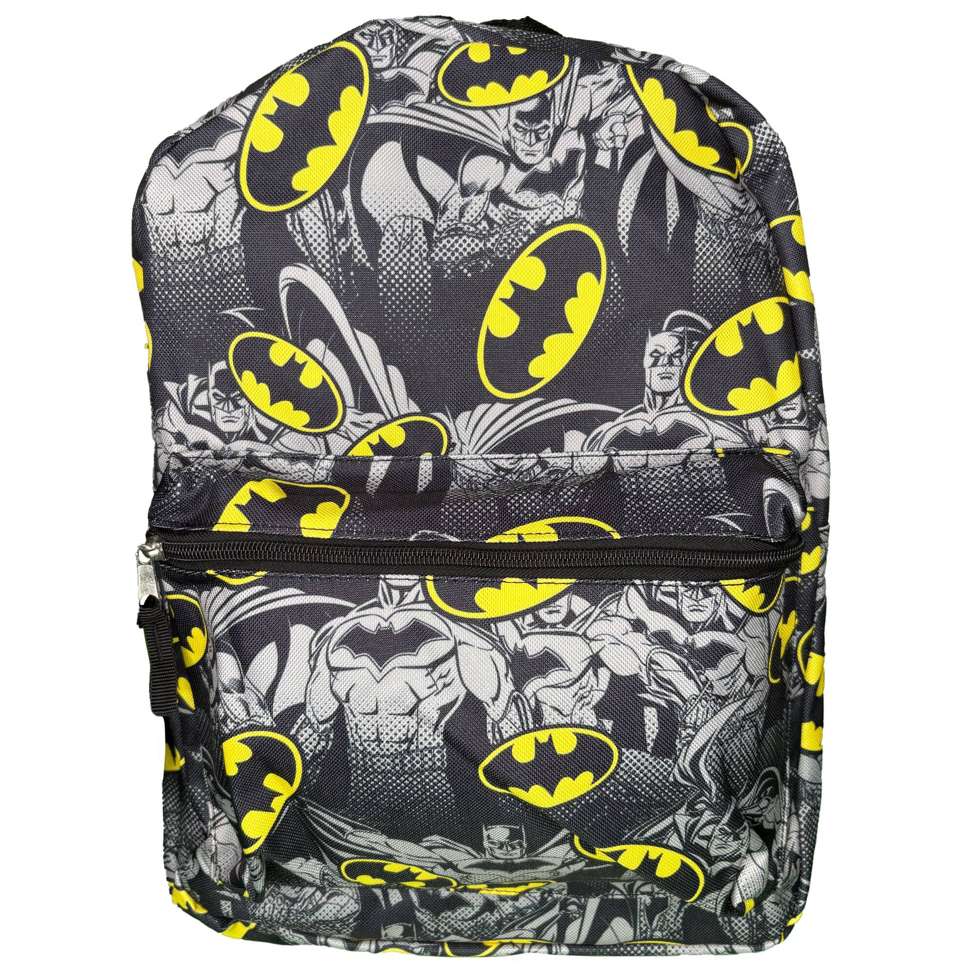 Alt View 1. Batman - Batman Bat Symbol Backpack - Black.