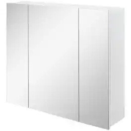 Kleankin - Mounted Mirror Cabinet, Bathroom Medicine Cabinet with Mirror - White