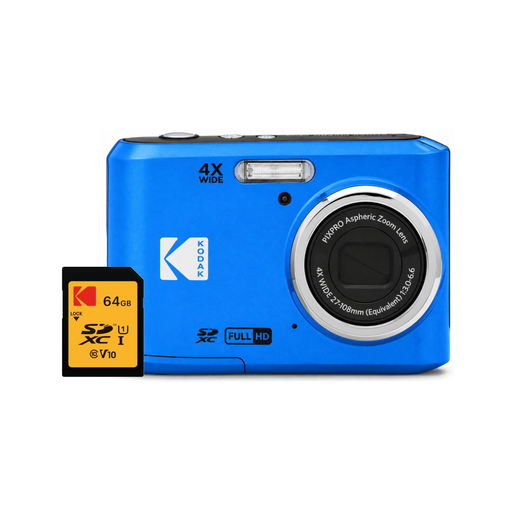 4X WIDE

64GB LOCK SL U XC I V10

K SD XC FULL HD

Aspheric Zoom PIXPRO Lens 4X WIDE 7:3.0-6.6 27-108mm (Equivalent)