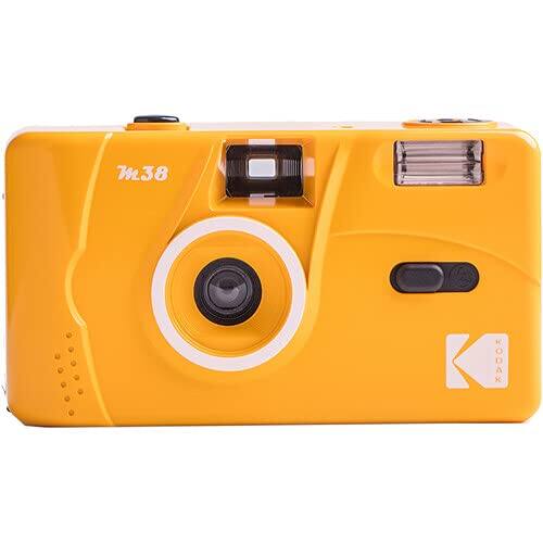 Kodak - M38 35mm Film Camera - Focus Free, Powerful Built-in Flash, Easy to Use - Yellow