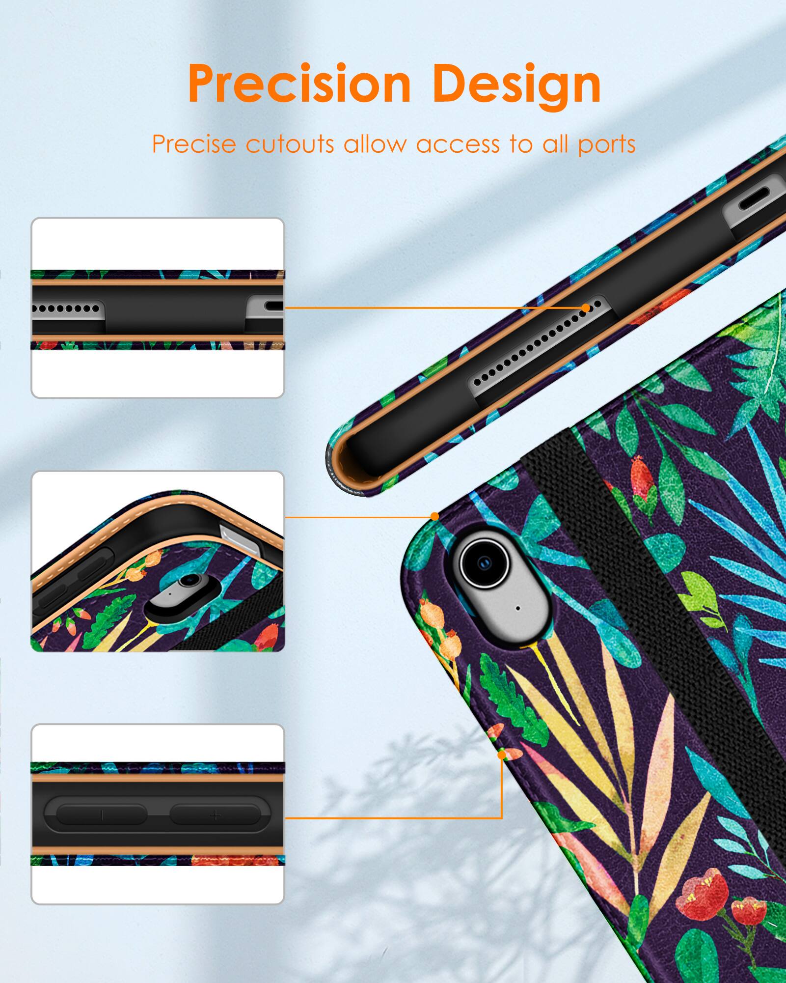 Precision Design  
Precise cutouts allow access to all ports