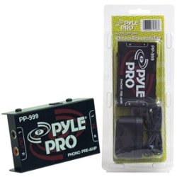 PYLE - PP999 - Phono Pre-Amplifier - Black - Front_Zoom